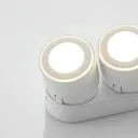 Lindby Lowie LED spot, six-bulb, white