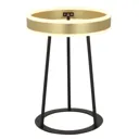 Lucande Seppe LED table lamp, brass
