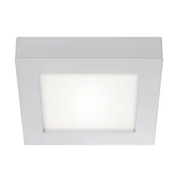 Prios Alette LED ceiling light silver 22.7 cm 18 W