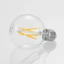 LED bulb E27 8W G80 2,700K filament dimmable clear