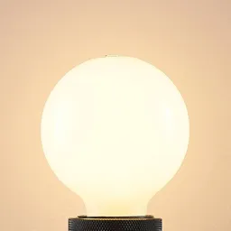 LED bulb E27 8 W G80 2,700 K dimmable, opal