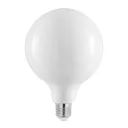 LED bulb E27 8 W 2,700 K G125 globe, dimmable opal