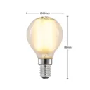 LED bulb E14 4 W 2,700 K golf ball matt, dimmable
