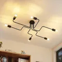 Lindby Elimar ceiling light, 6-bulb
