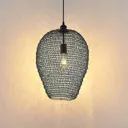 Lindby Benja pendant lamp, one-bulb, black