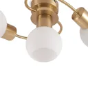 Lindby Ciala LED ceiling light, 3-bulb, brass
