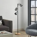 Lindby Adalin floor lamp, grey