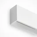 Lindby Mavora wall light, plaster, angular