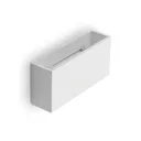 Lindby Mavora wall light, plaster, angular