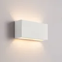 Lindby Mavora wall light, plaster, angular