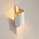 Lindby Chenotara wall lamp in white and gold