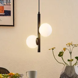 Lucande Emarin hanging light, 2-bulb