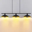 Lindby Narisara linear pendant lamp, three-bulb