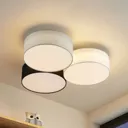 Lindby Janita LED ceiling lamp, 3-bulb, 3-coloured