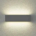Arcchio Lengo LED wall lamp CCT 25 cm 2-bulb grey