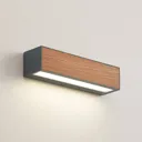 Arcchio Lengo LED wall lamp CCT 25 cm 1-bulb wood