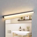 Lindby Ulisan LED bathroom light, angular 88.8 cm