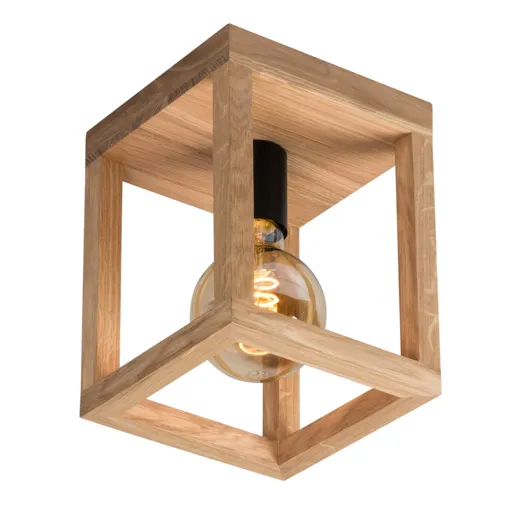 Envolight Rowan ceiling light, oak wood, 1-bulb