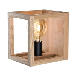 Envolight Rowan wall light, oak wood, one-bulb