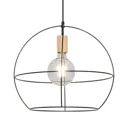 Envolight Open hanging lamp, metal lampshade round