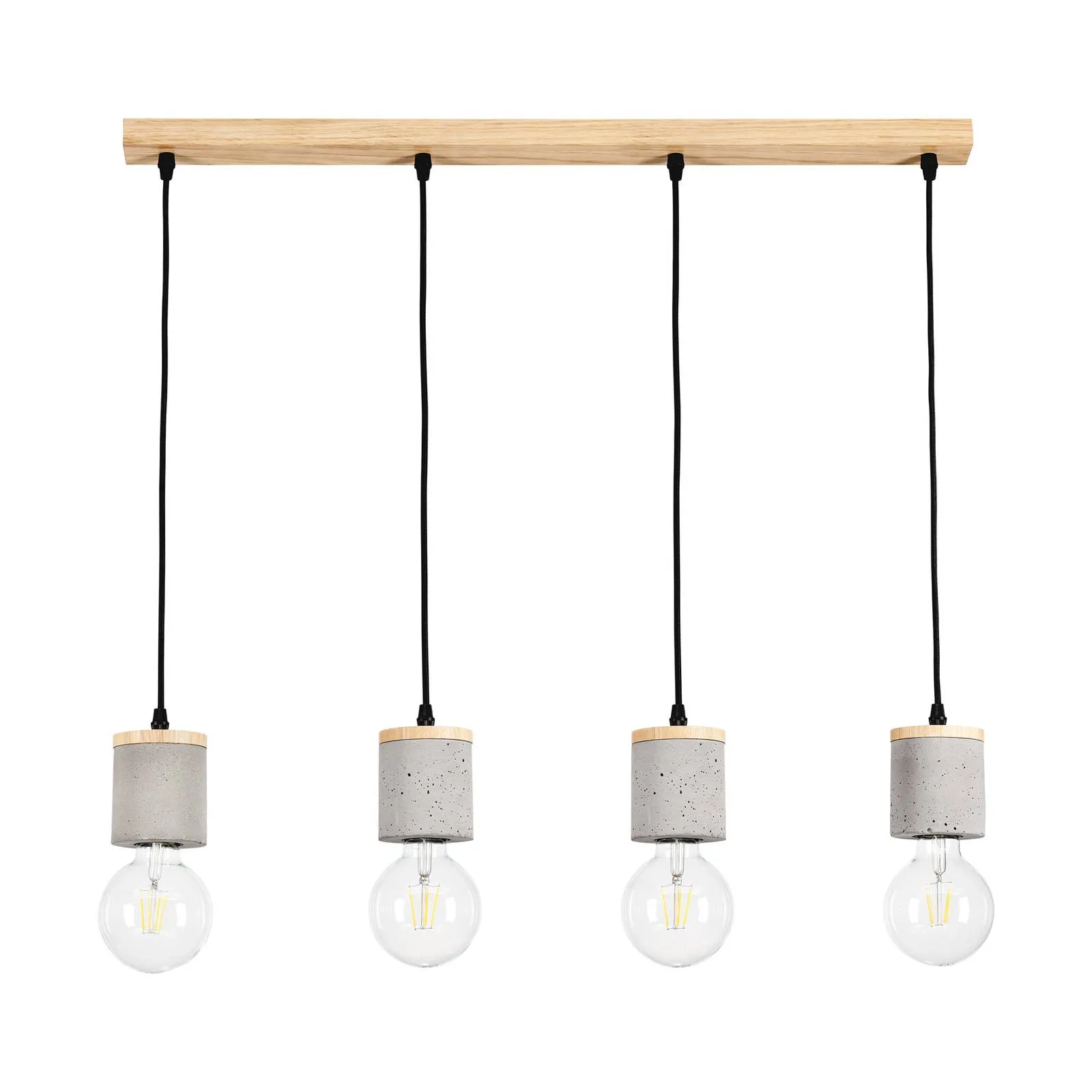 Envolight Jasper hanging light, 4-bulb, linear