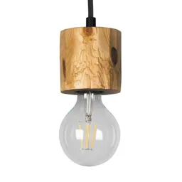 Envolight Terra hanging light, 1-bulb, light pine