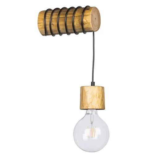 Envolight Terra wall light, 1-bulb, light pine