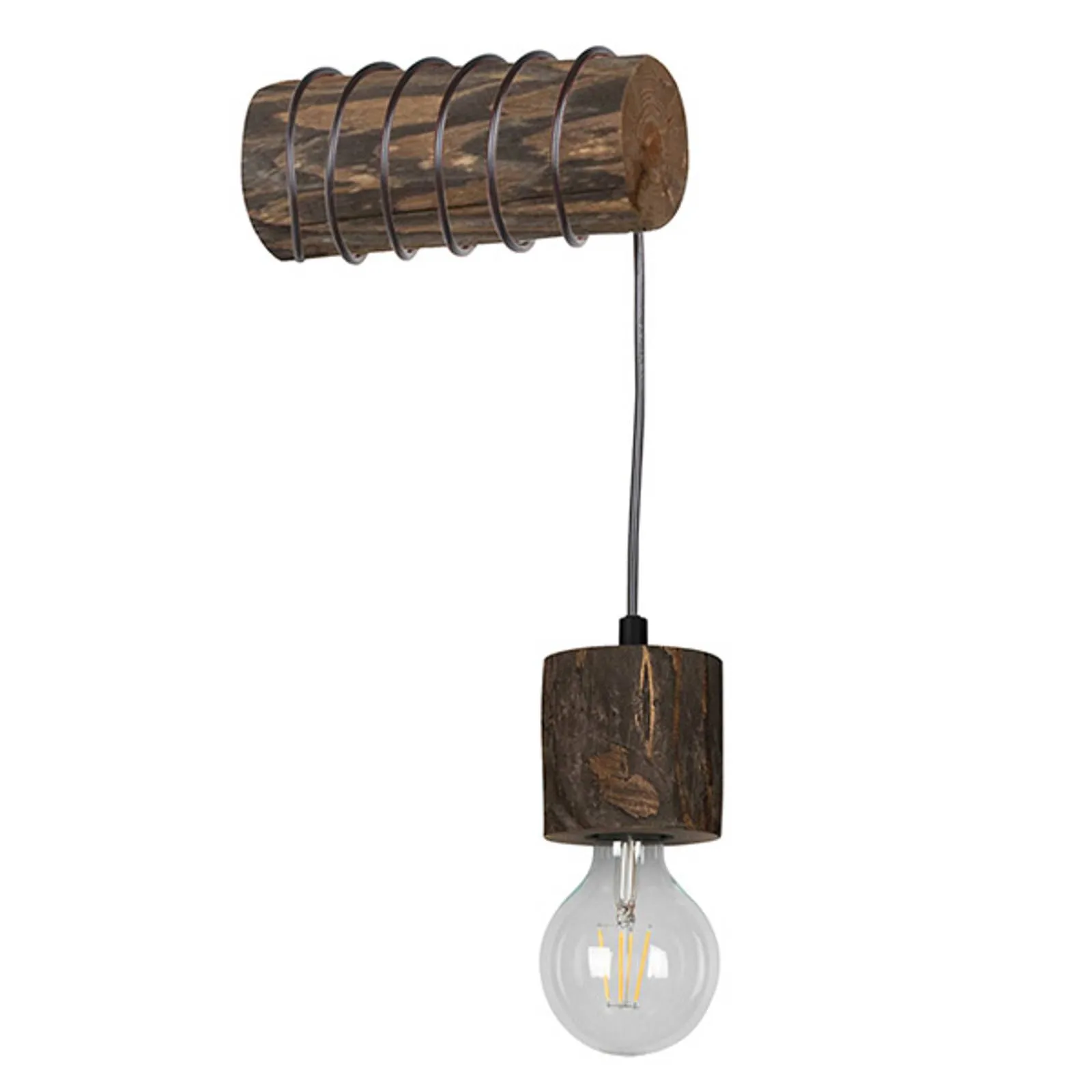 Envolight Terra wall light, 1-bulb, dark pine