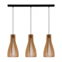 Envolight Furn hanging light, birch plywood 3-bulb