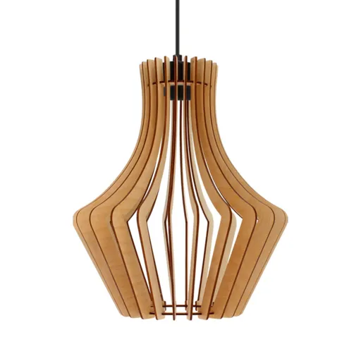Envolight Floj hanging lamp, birch plywood Ø 30 cm