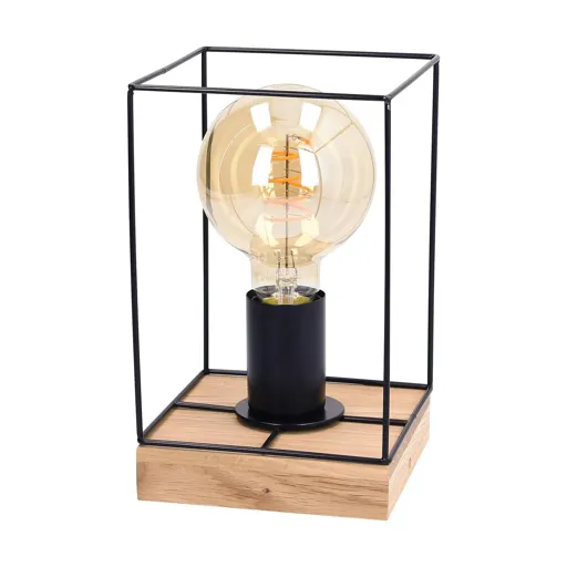 Envolight Gretter table lamp, metal/oak