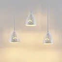 Lindby Pimana pendant lamp, three-bulb