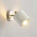 Lindby Darima spotlight, one-bulb, white