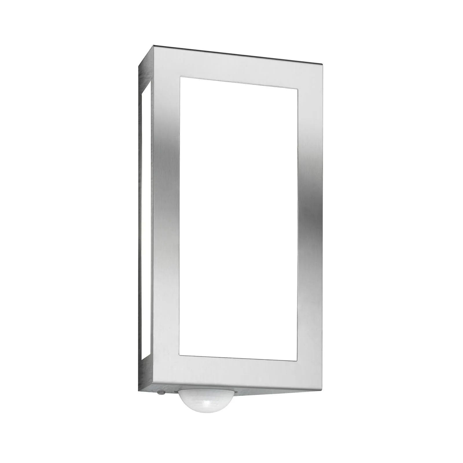 Long Rectangular Exterior Wall Lamp, incl. Sensor