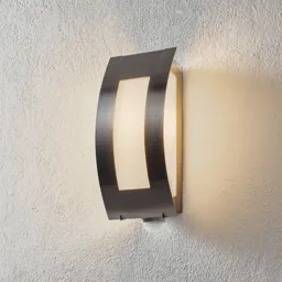Quadrat, Attractive Exterior Wall Lamp incl Sensor