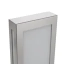 Aqua Rain Mini outdoor wall light, stainless steel