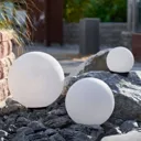 Set of 3 LED solar balls, colour change function