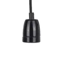 Five-bulb Phoenix hanging light, black