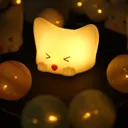 Catty Cat battery LED night light 7 colours, sound