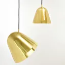 Nyta Tilt Brass pendant light, 3 m fabric cable
