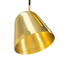 Nyta Tilt S Brass pendant light, 3 m cable