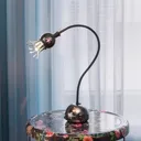 Flexible table lamp Poppy with petal effect
