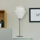 Lamell table lamp made of biomaterial, Ø 25 cm