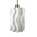 Amöbe hanging light, 3D-printed, white