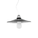 SEGULA Concav pendant light made of metal, black