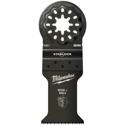 Milwaukee Bi-Metal Starlock Oscillating Multi Tool Plunge Saw Blade - 35mm, Pack of 1