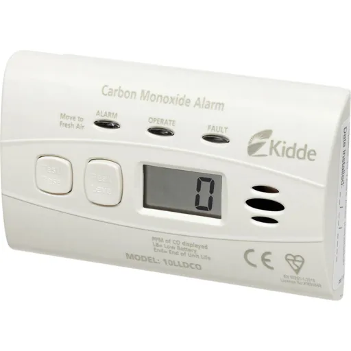 Kidde 10 Year Digital Carbon Monoxide Alarm Sealed Battery