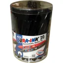 Markal Dura Ink 20 Retractable Fine Bullet Tip Permanent Marker Pen - Black, Pack of 24
