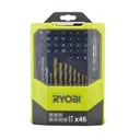 Ryobi 46 Piece Drill and Screwdriver Bit Set
