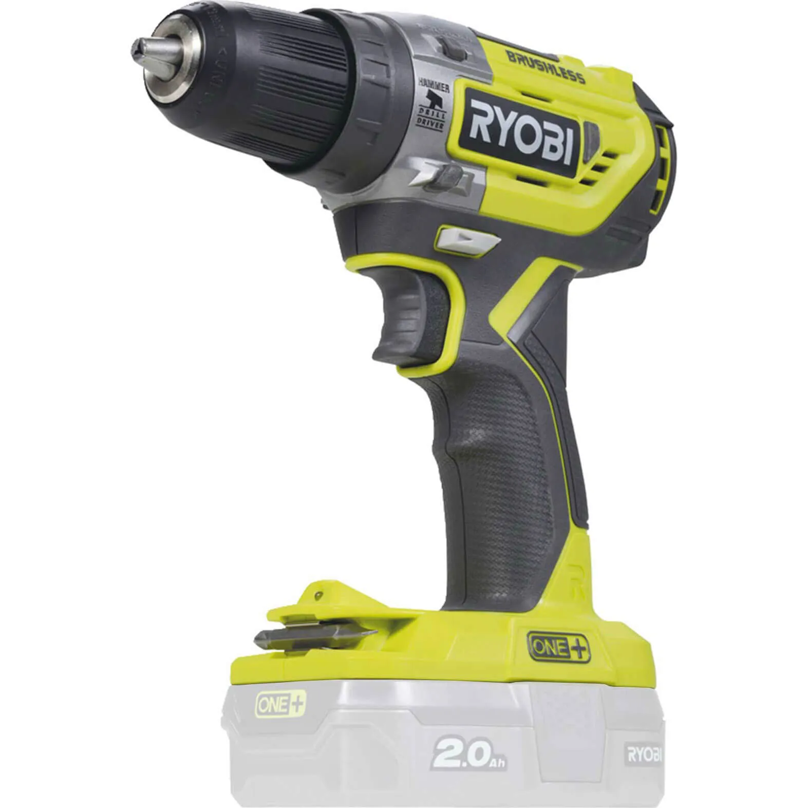 Ryobi R18PD5 ONE+ 18v Cordless Compact Brushless Combi Drill - No Batteries, No Charger, No Case